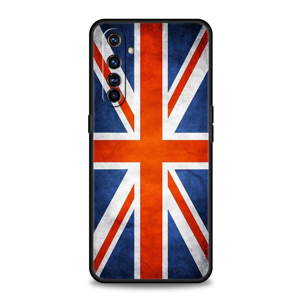 National Flag RU FR UK Case For Realme 12 11 10 9 8 5G 7 6 GT5 GT3 GT2 Pro Plus C21 C11 C25 C35 For Realme GT Neo 2 3 3T 5 Cover