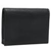 IL BISONTE Compact and SSW014 PV0001 BK238 Bi-fold Wallet, Black, Men's Women's, [Used]