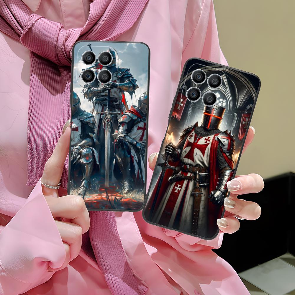 Templar Knights Mobile Phone Case for Honor 90 80 70 60 50 30 20 10 9 8 7 Pro S SE Lite 5G Colorful Printing Cover Cover Pretty
