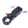 Receiver Shackle Hitch Hook 2In Universal High Strength Steel Tow For Cars Trucks Jeep Black