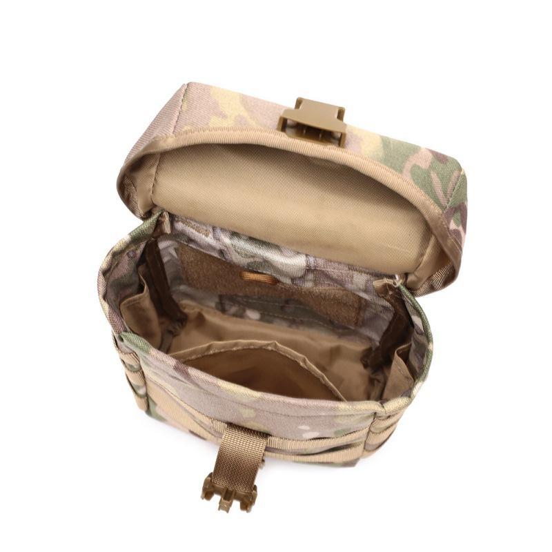 Molle Shoulder Bag Binoculars Storage Bag Water Bottle Bag Outdoor Camping Survival Bag Waterproof Portable