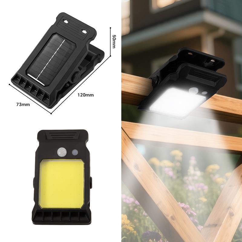 Solar Garden Lights Motion Sensor Clip-on Outdoor Lighting Multi Functional Yard Lawn Lights for Home Patio Garden Decoration