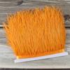 10 Meters Fluffy Colored Ostrich Feather Trim Ribbon 8-10Cm Natural Plumes Sewing Trimmings For Dress Clothing Decoration Crafts