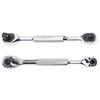 Professional Alloy Steel Ratchet Spanner Wrench With 5Degree Swing Angle 1/4,3/8,1/2 Drive For Tight Space Maintenance
