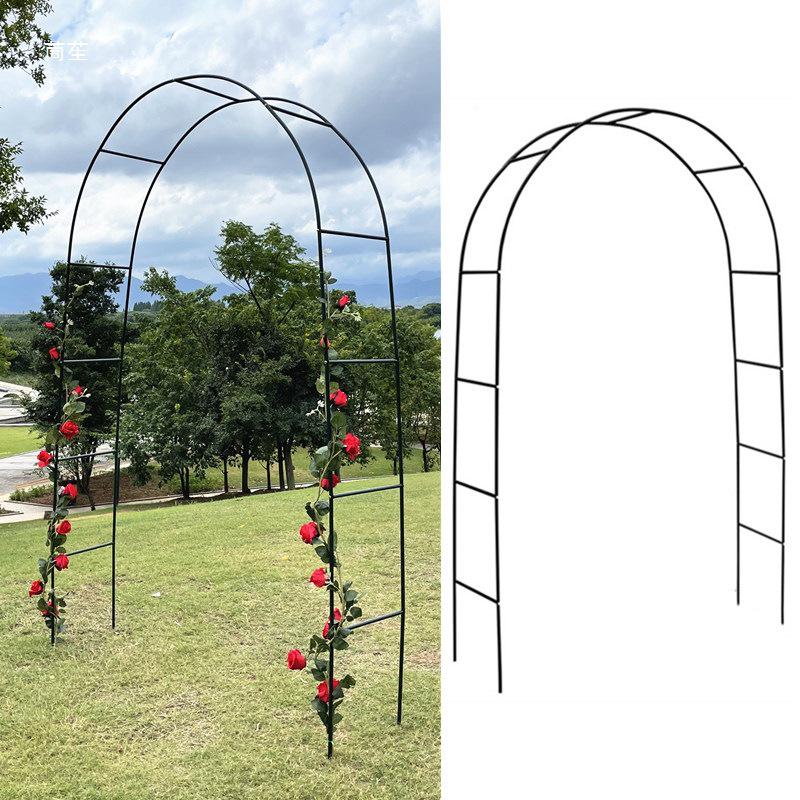 Garden Trellis Plant Climber Arch: Supports Grapes, Clematis, Blue Plumbago, Roses, and Vines