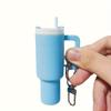 12pcs, Mini Beverage Container Keychain with Removable Lipstick Holder - Ideal for Backpacks, Easter, Mother's Day Gifts. Presents