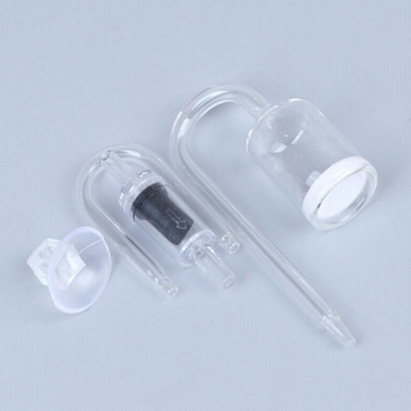 Mini Co2 Diffusers Acrylic U-tubes Carbon Dioxide Small Refiner For Fish Tank Aquarium Live Plant Pet Supplies