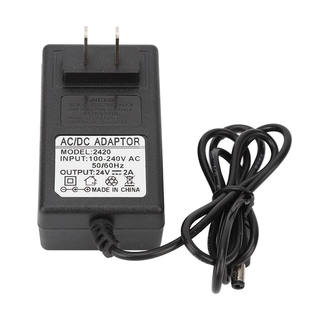 24V 2A Nail Power Adapter 48W Power Supply Adapter for LED Nail Lamp
