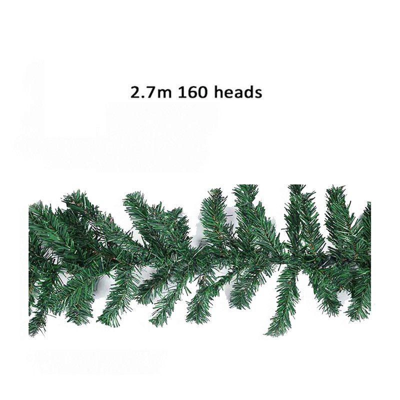 

Сосна Искусственная Зеленая Ель Рождественская Гирлянда Венок Дом Стена Рождество 27м Декор 2.7m-160Heads