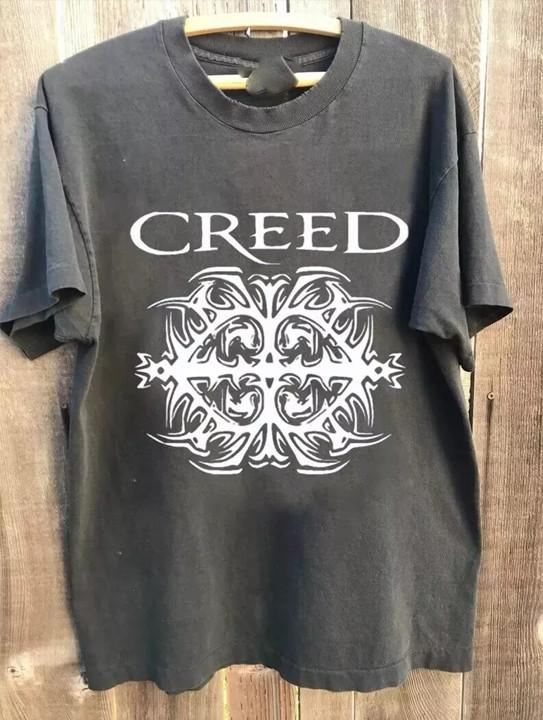 Creed 2024 Tour Summer of ’99 Tour Charcoal Short Sleeve Unisex Tshirt DO401 Unisex T-Shirt