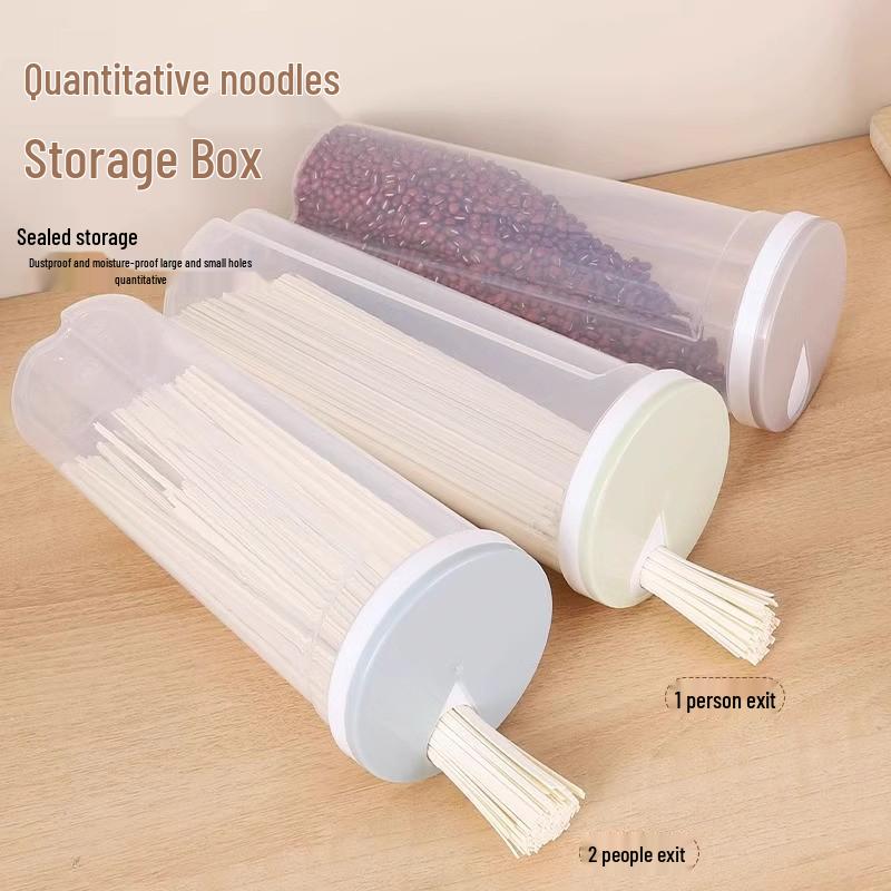 Airtight Noodle Storage Canister - Pasta & Whole Grains Food-Grade Container