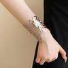 Minimalist Double-Layer Hollow Armlet: European & American Style, Exaggerated & Fashionable High-End Bracelet