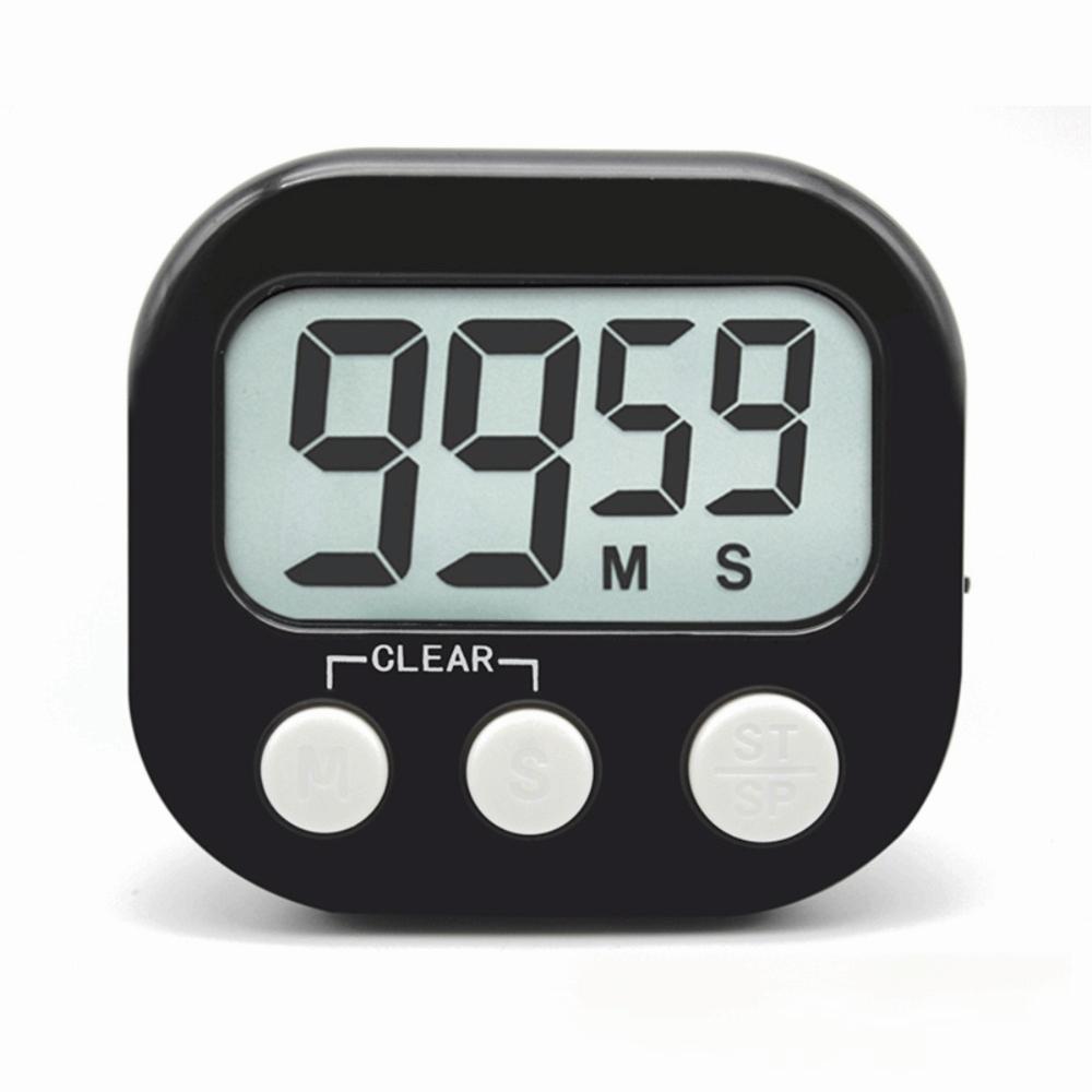 

Multicolored Magnetic Back Digital Timer ON/Off Switch Minute Second Classroom Timer Multicolored Count Up Kitchen Timer Cooking чорний