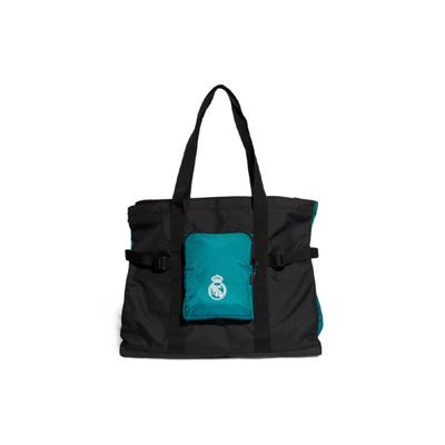 adidas Recycled Polyester Tote Bag Shopping Bag Shoulder Bag Handbag Unisex Black Adidas GU0087