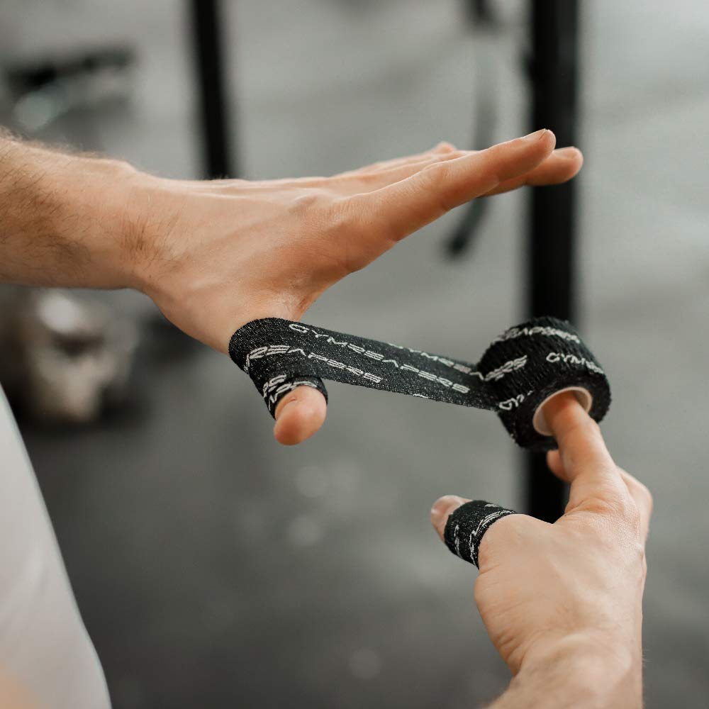 Gymreapers Weightlifting Adhesive Thumb Stretch Athletic Tape for Grip Olympic Cross Hookgrip 3 Tape, & Protection, Lifting, Training, Powerlifting,