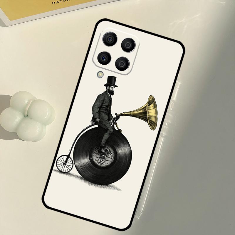 Vinyl Record Retro For Samsung Galaxy M31 M16 M11 M21 M13 M33 M35 M53 M55 M15 M14 M34 M54 M12 M32 M52 M06 Case