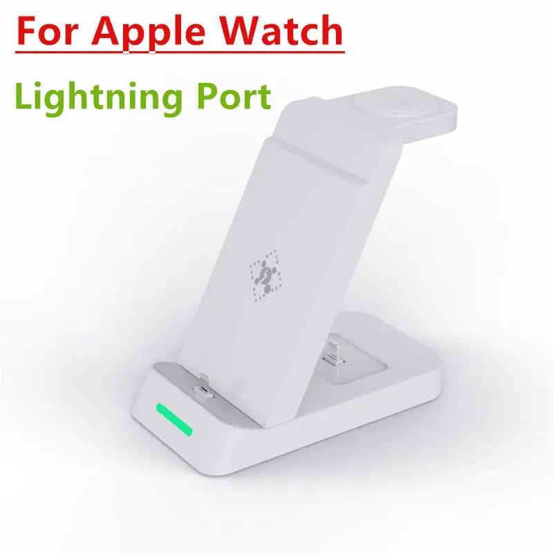 3 In 1 Wireless Charger Stand Fast Charging Station - for iPhone 17-12/X Apple Watch AirPods Samsung Galaxy S25/S23/S22 Charger