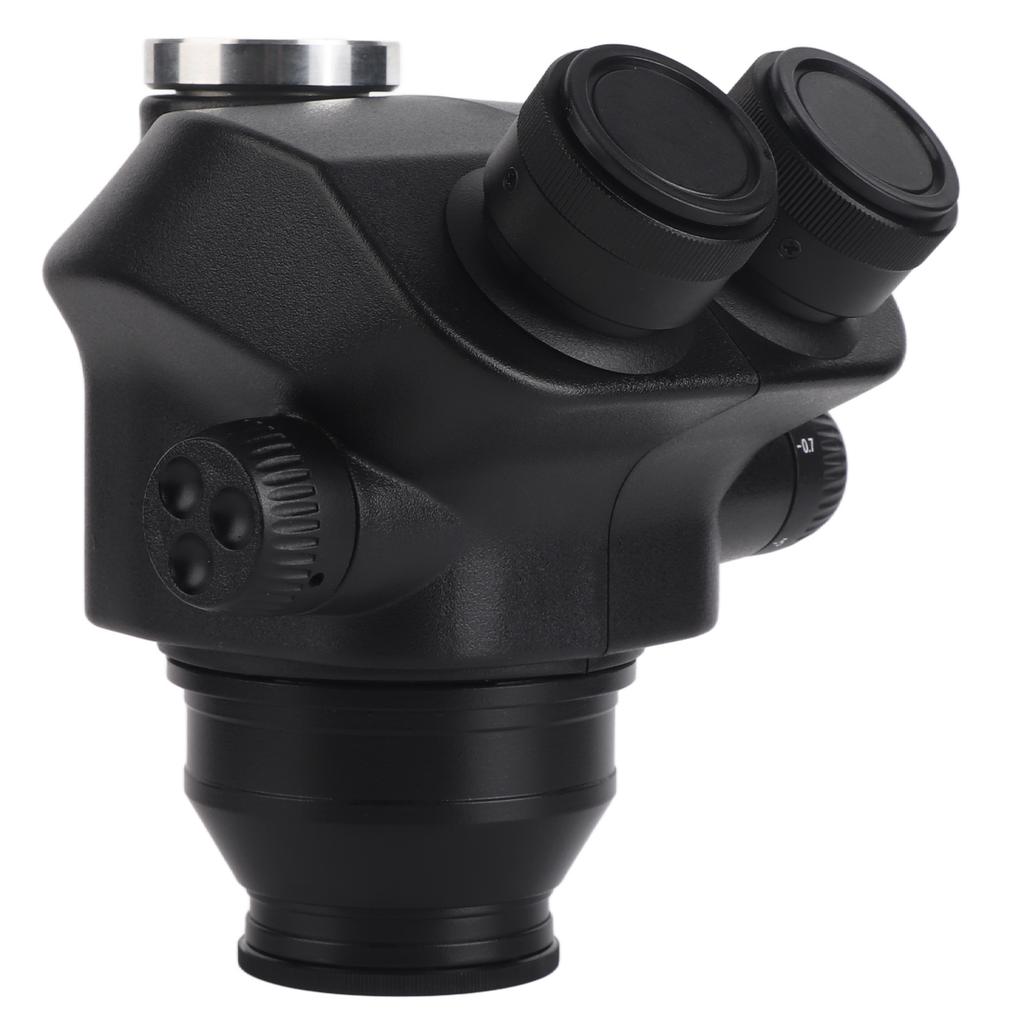 Microscope Head Trinocular Head 3.5‑100X Bifocal Continuous Zoom Stereo Microscope Head