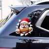 Christmas Santa Claus Snowman Car Stickers Waterproof Auto Rear Windshield Window Body Vinyl Decals Decoration