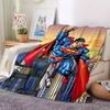 1ks Flanelová deka Superman Měkká, hřejivá a útulná na pohovku, postel, do kanceláře a na cesty Všestranný dárek pro každé roční období, Vánoční dárek