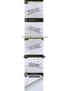 Anti-Scratch Decorative Grille Trim for 16 A4L Models - Front Bumper Protection