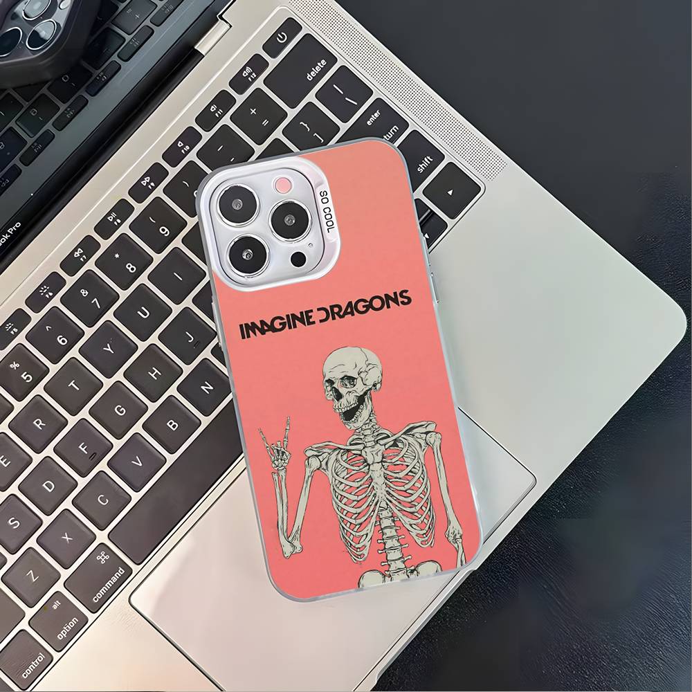 I-Imagine Dragons Loom Band Phone Case For iPhone 17,16,15,14,13,12,11,Pro,XS,Max,Plus,Mini,SE4,E White Matte Shockproof Cover