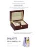 Luxurious Wooden & Leather Flip-top Jewelry Storage Box