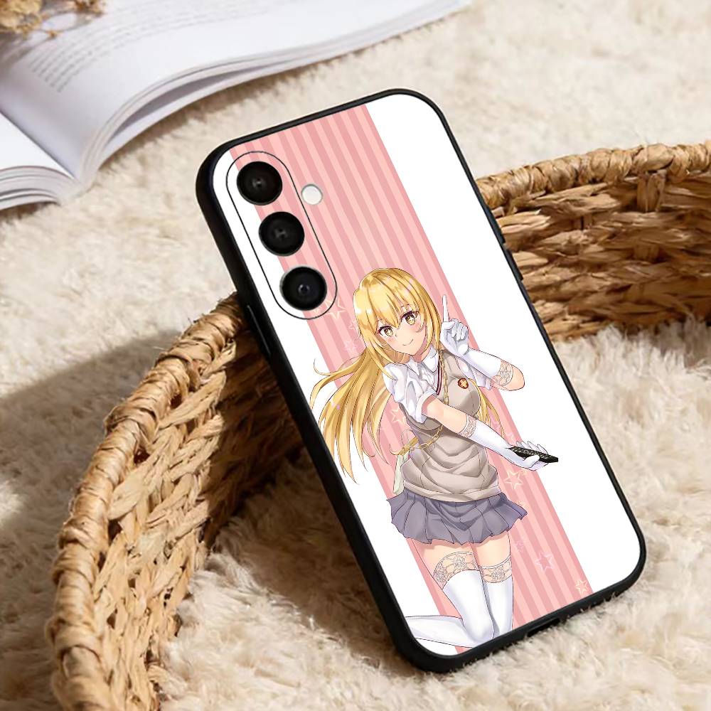 Shokuhou Queen Misaki Phone Case For Samsung Galaxy A20,21s,22,31,32,52,53,72,73,80,91 Soft Black Shell