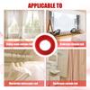 26ft Curtain Glide Tape Clear, Smooth and Silent Drapery Ring Glide Tape for Sliding Drapery