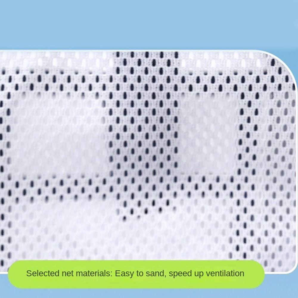 Foldable Handheld Mesh  Beach Bag Breathable Swimming Handbag Portable Toiletry Tote Bag  Travel