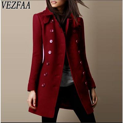 Damenmode, lässig, einfarbig, Herbst-Winter, langärmelig, POLO-Ausschnitt, Jacken und Mäntel