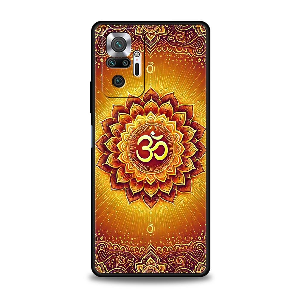 Indian Pattern Mandala Phone Case Cover for Redmi 14C 10C Note 15 14 13 12 10 11 K40 Pro Plus 5G Soft TPU Shockproof Shell Capas