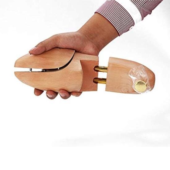 NASSIA Wooden Shoe Prevents Shoe Shape Maintains Wooden Shoe High Quality Tree, Change, Shape, (Sizes 41/42 (25.5-26.0))