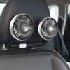 Car Flash F310 Car Double Head Light with Soft Tube Seat Fan Creative Practical Car Interior Multi angle Car Use