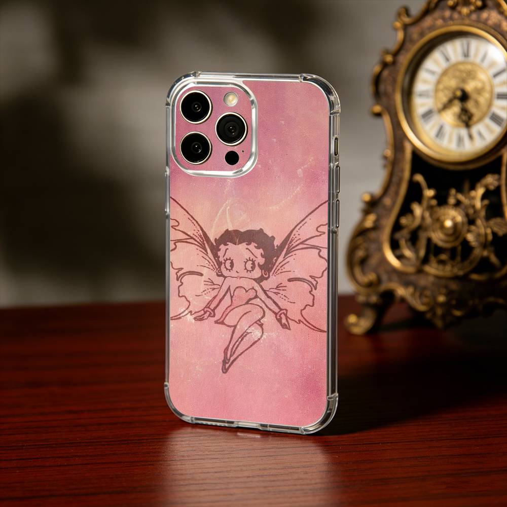 Sexy B-BeTTy-CuTe-BoopS Phone Case For iPhone 17 16 15 14 13 12 11 Mini Pro Max Plus Transparent Cover