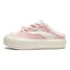 Li Ning Trendy Casual Antislip Schokabsorberende Lage Skate Schoenen Dames Sneakers Roze Wit AZGU014-6