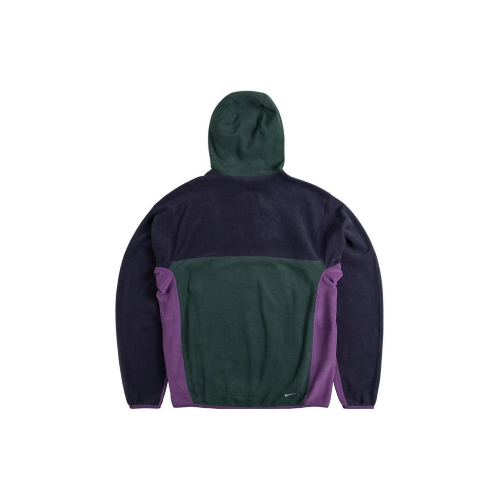 Nike Hooded Pullover Letter Print Long-Sleeve Sweatshirt Men Tops Ink-Purple FN0370-328