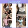 Tshirt For Women Summer Cotton Blend Short Sleeve Slim Fit Casual Top