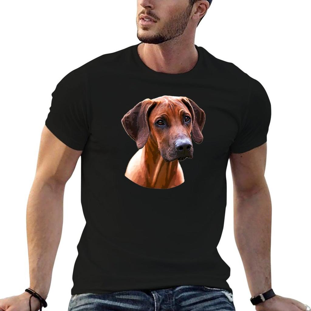 Rhodesian Ridgeback The Lion Hunting Dog TShirt Breathable Basic Cotton TShirt