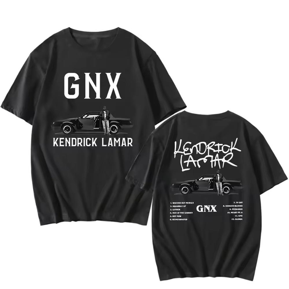 

Kendrick Lamar X SZA GrandNational Tour GNX Album Graphic Print Unisex Clothing short sleeve Round Neck Printing Tshirt 50529 S