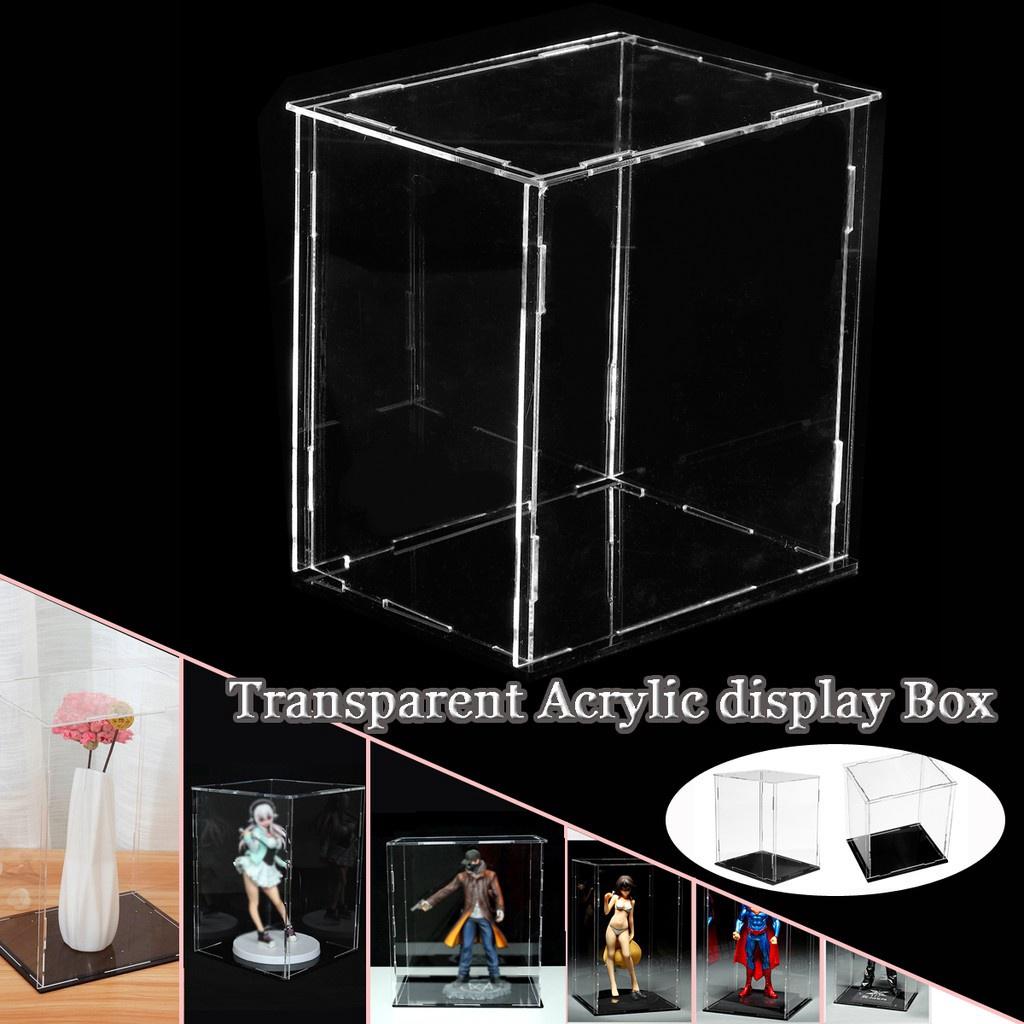 Cube Toy Dust Proof Tray Protection Assembled Box Case Clear Acrylic Display Show Box Case For Toys New
