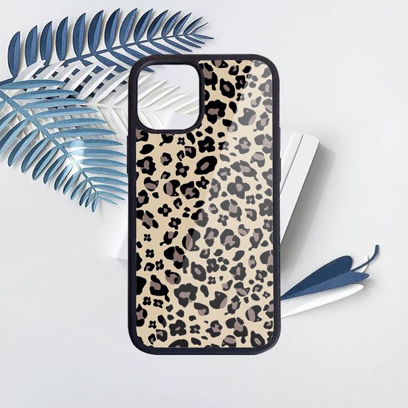 Leopard Print Phone Case PC for iPhone 11 12 13 Pro XS MAX 8 7 6 6S Plus X XR Luxury Shell Funda