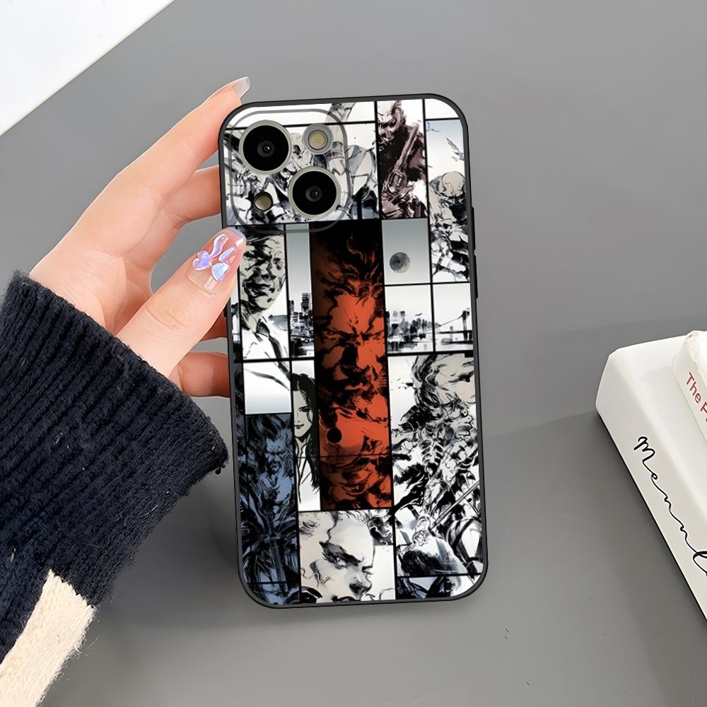 Metal Gear Solid Phone Case For iPhone 18 16 Plus 15 14 Pro Max 13 Mini 11 12 Xr X Xs 6 7 8 SE Plus Back Cover