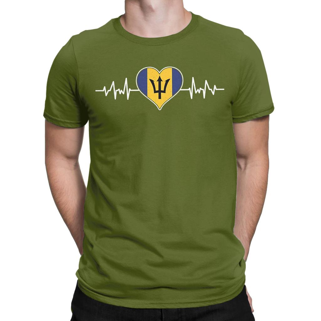 Barbados Flag Barbadian Graphic Printing T Shirts For Unisex Wounisex 100 Cotton Tee Shirt Clothing