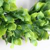 40cm Simulate Green Leaves Wreath Ornament Door Window Pendant for Wedding Chair Decor