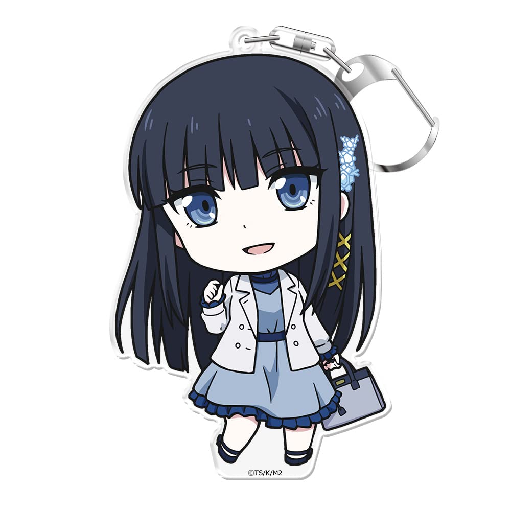 The Irregular at Magic High Visitor Arc Puni Keychain Shiba Miyuki Casual Clothes School Colle! (with stand) ver.