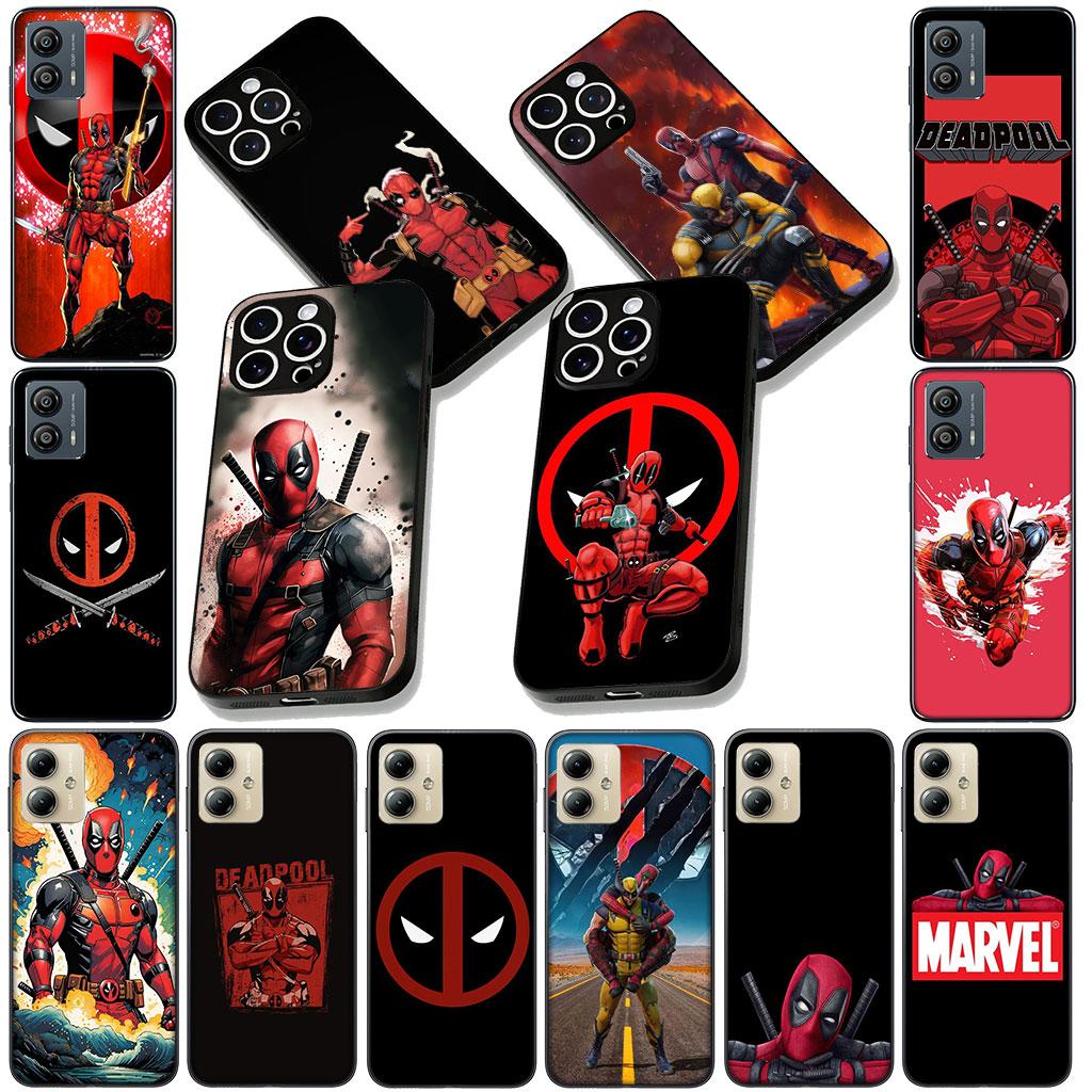 Deadpool Marvel Dead Pool Casing Phone Cover for Xiaomi Redmi Note 13 14 ProPlus A4 A3 Pro Plus 13C Pro+ Note13 Note14 Soft Case