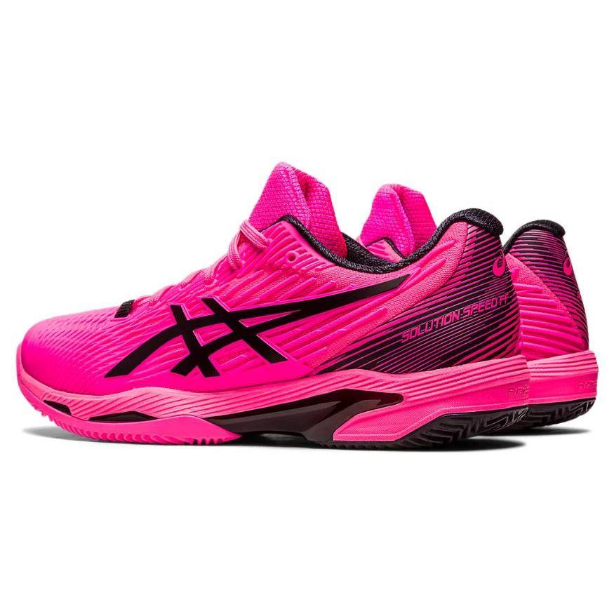 Asics Solution Speed FF 2 Clay Hot Pink Men Sneakers Black 1041A187-700