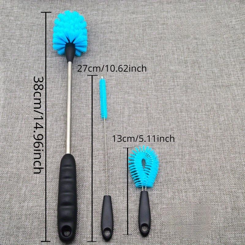 

Набор для чистки щеток для бутылок, 3 шт./компл., очиститель для бутылок с длинной ручкой для мытья пивных бутылок с узким горлышком, графин для вина, узкие трубы для чашек, раковины, крышка чашки 3pcs/set
