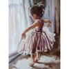 5D DIY Diamond Painting Seaside Girl Full Drill Round Diamond Embroidery Portrait Cross Stitch Mosaic Home Decor